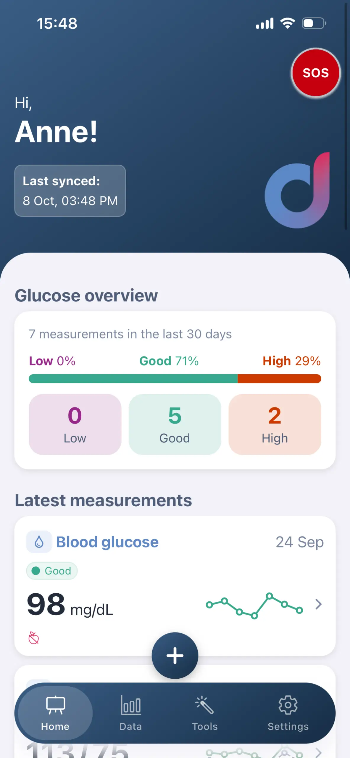 mockup frontpage app